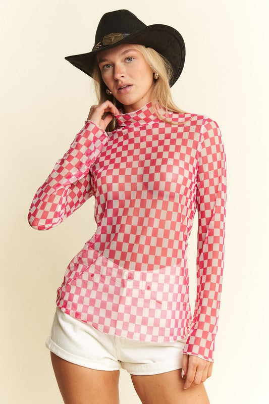 Checker Mesh Top