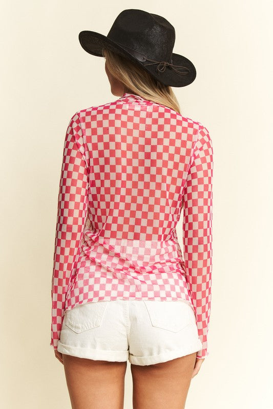 Checker Mesh Top