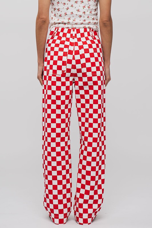 Checkered Pants