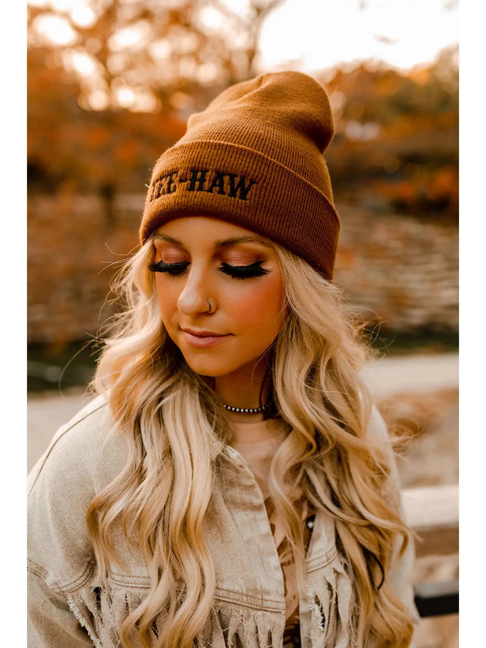 Yeehaw Knit Beanie