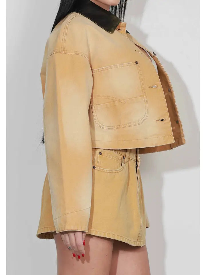 Canvas Trucker Jacket