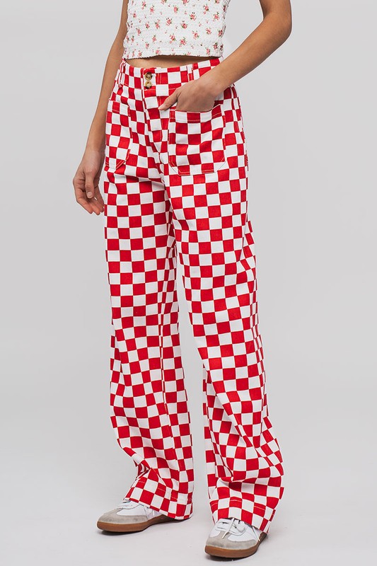 Checkered Pants
