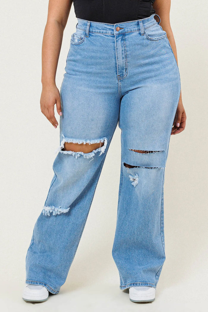 Dream Wide Jeans - Curvy