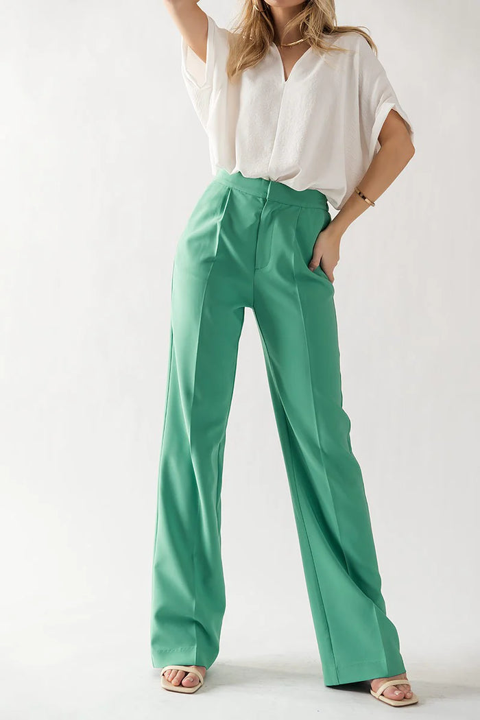 Wide Leg Slacks