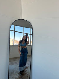 Blue Belle Denim Bralette