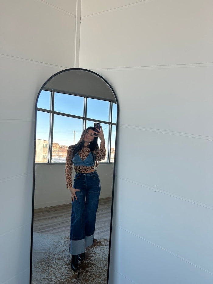 Blue Belle Denim Bralette