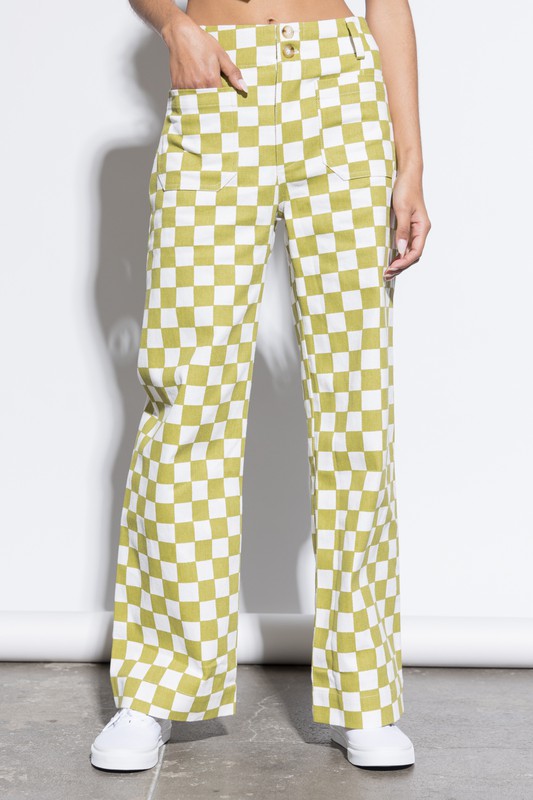 Checkered Pants