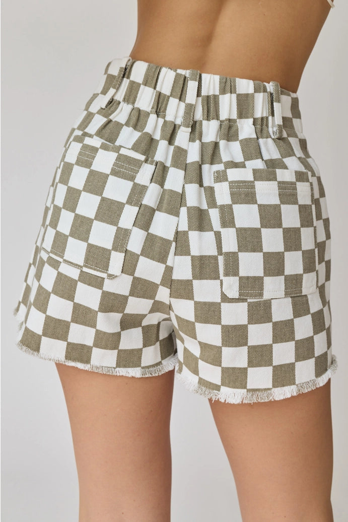 Checkered Shorts