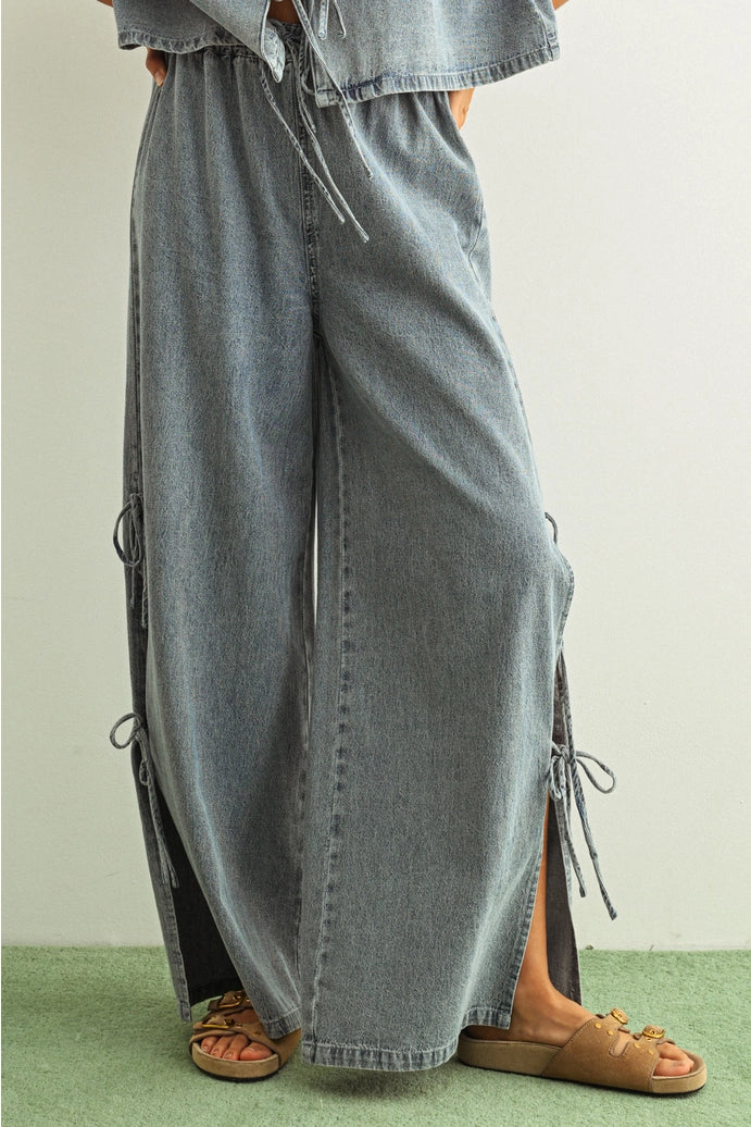 Drift Tie Denim Pants
