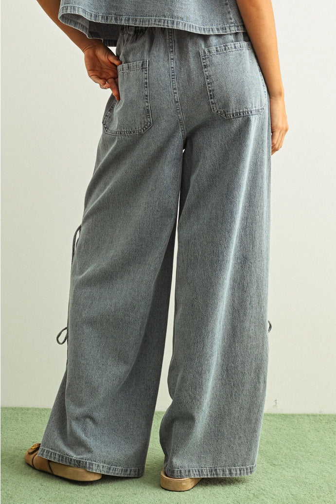 Drift Tie Denim Pants