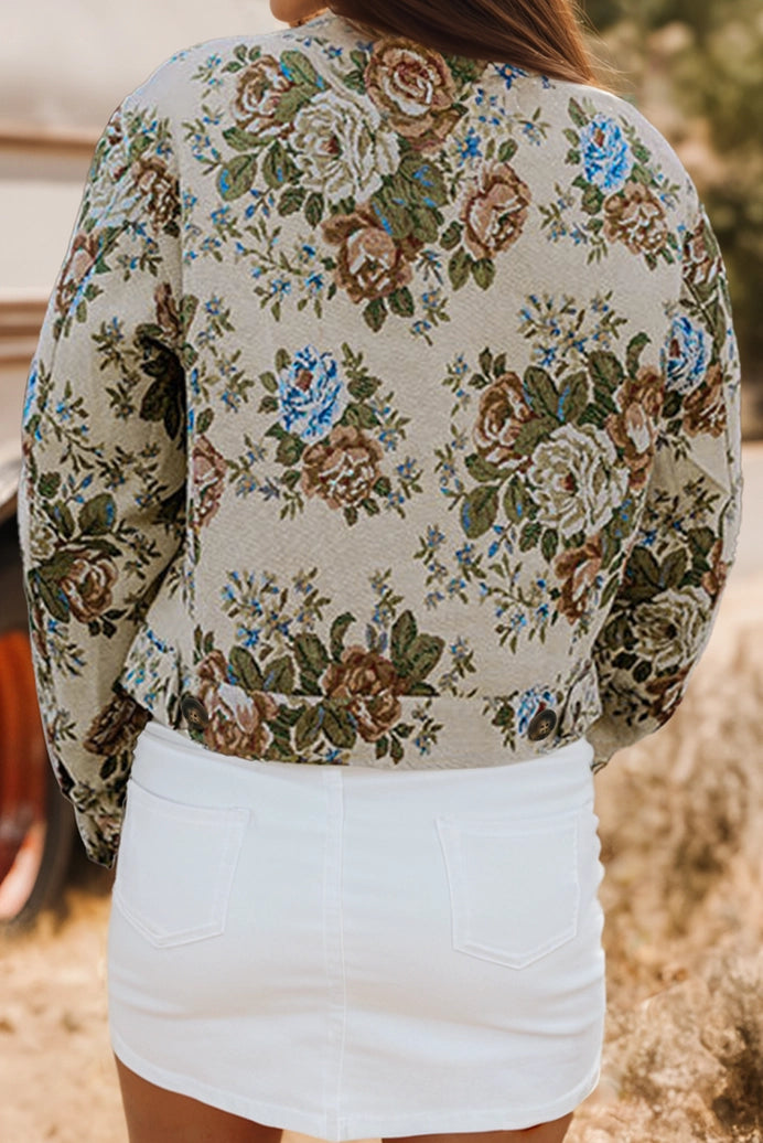 Floral Print Jacket