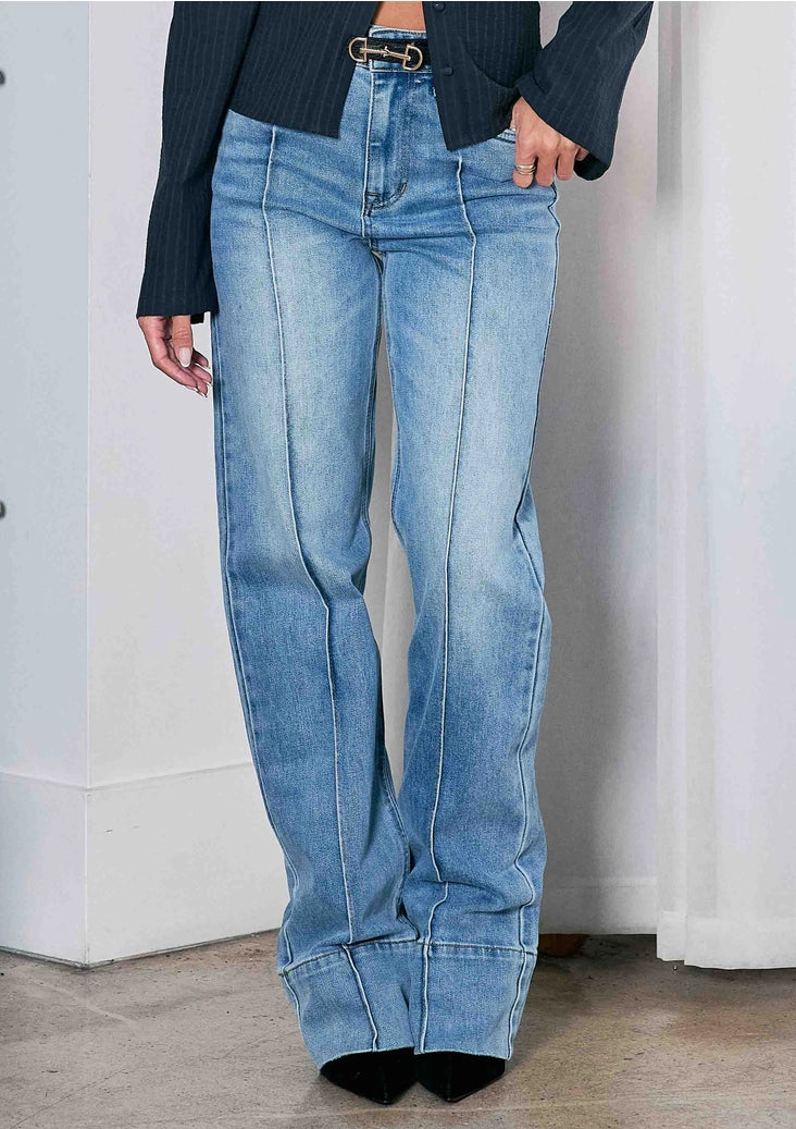 Skyline Seam High-Rise Jeans