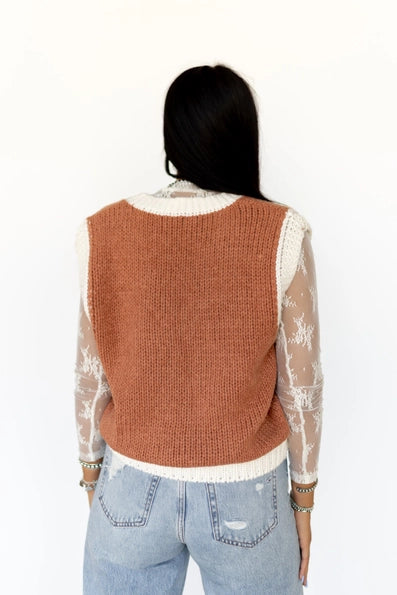 Horseshoe Vneck Sweater