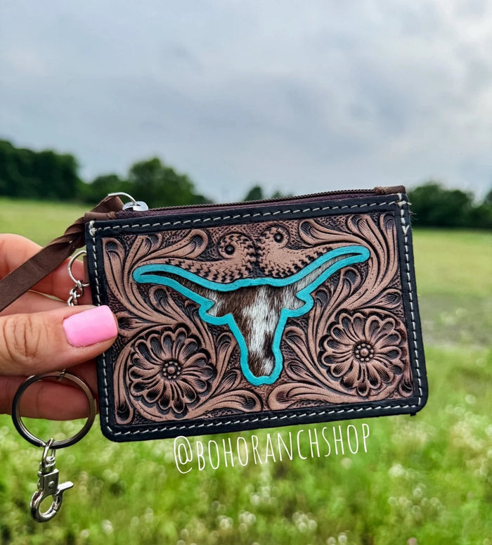 Longhorn Keychain Wallet