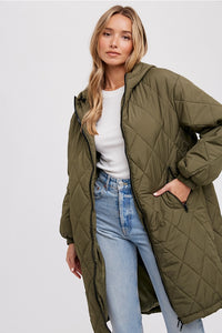 Longline Quilted Jacket