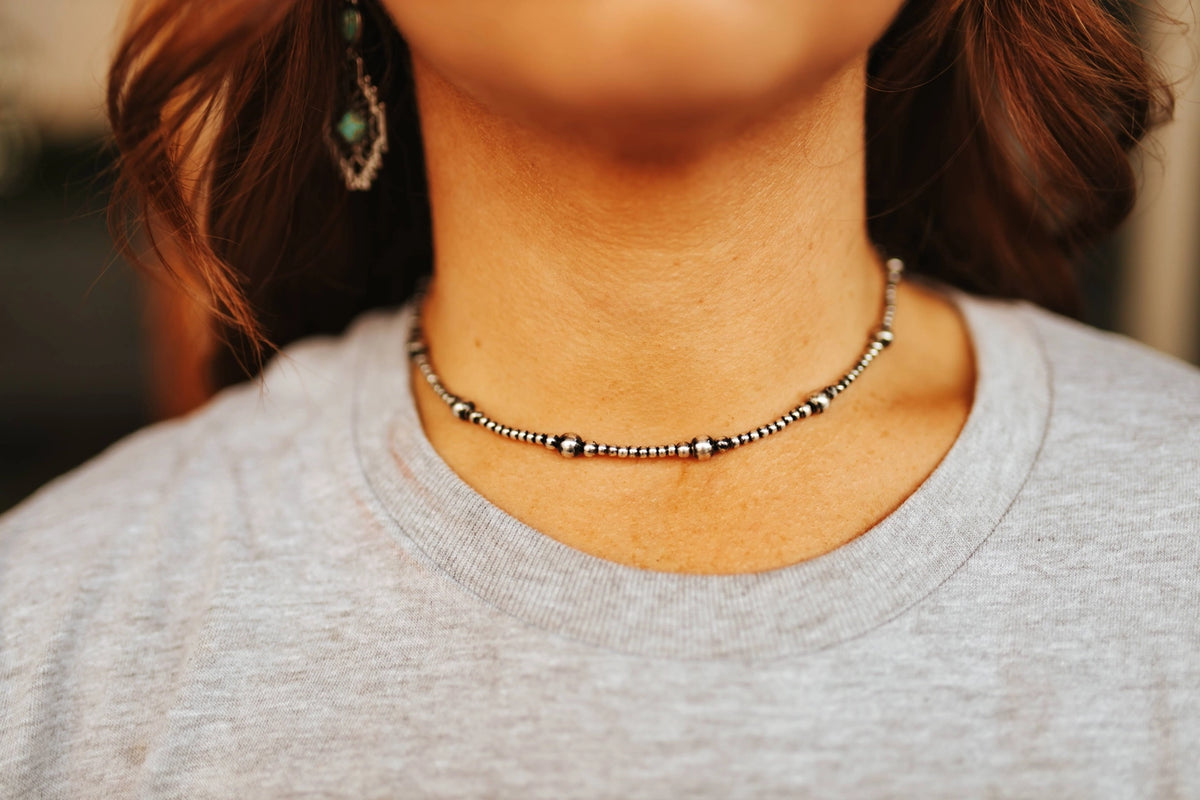 Multisize Faux Pearl Choker