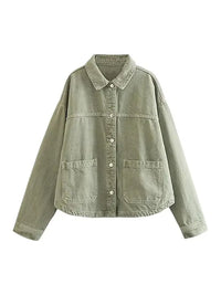 Sage Denim Jacket