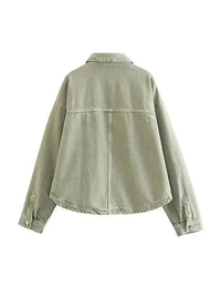 Sage Denim Jacket