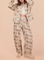 Saddle Sketch Relaxed Pants