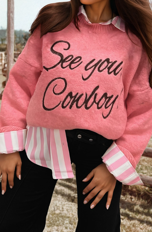 See You Cowboy Sweater