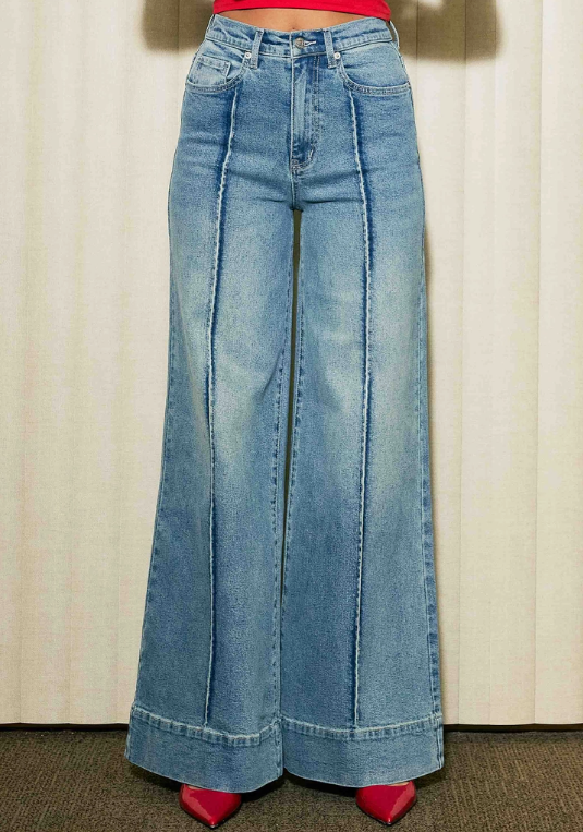Pintuck Jean