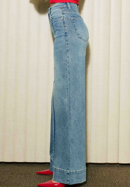 Pintuck Jean
