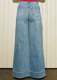 Pintuck Jean