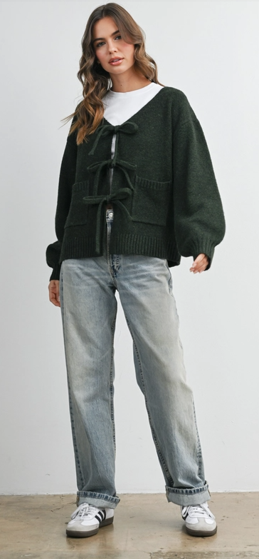 The Tied Up Cardigan