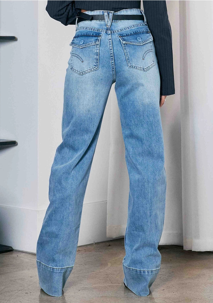 Skyline Seam High-Rise Jeans