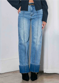 Skyline Seam High-Rise Jeans
