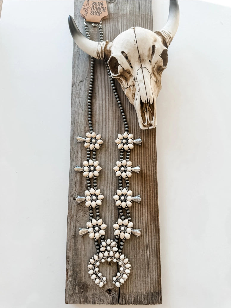 Squash Blossom Necklace Western Pendant Necklace