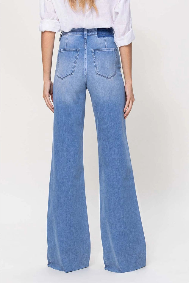 Super High Rise Wide Leg Jean