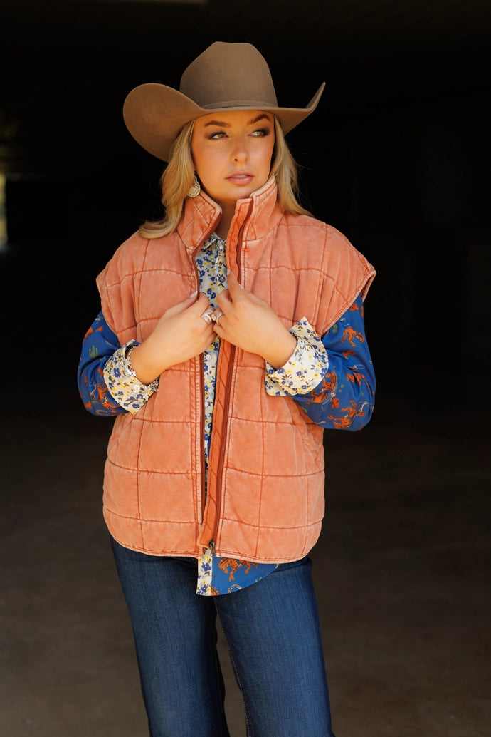 Dusty Ridge Quilted Vest
