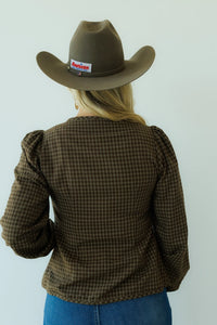 Prairie Twilight Tie-Front Blouse